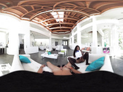 Blowjob from horny Ebony slut