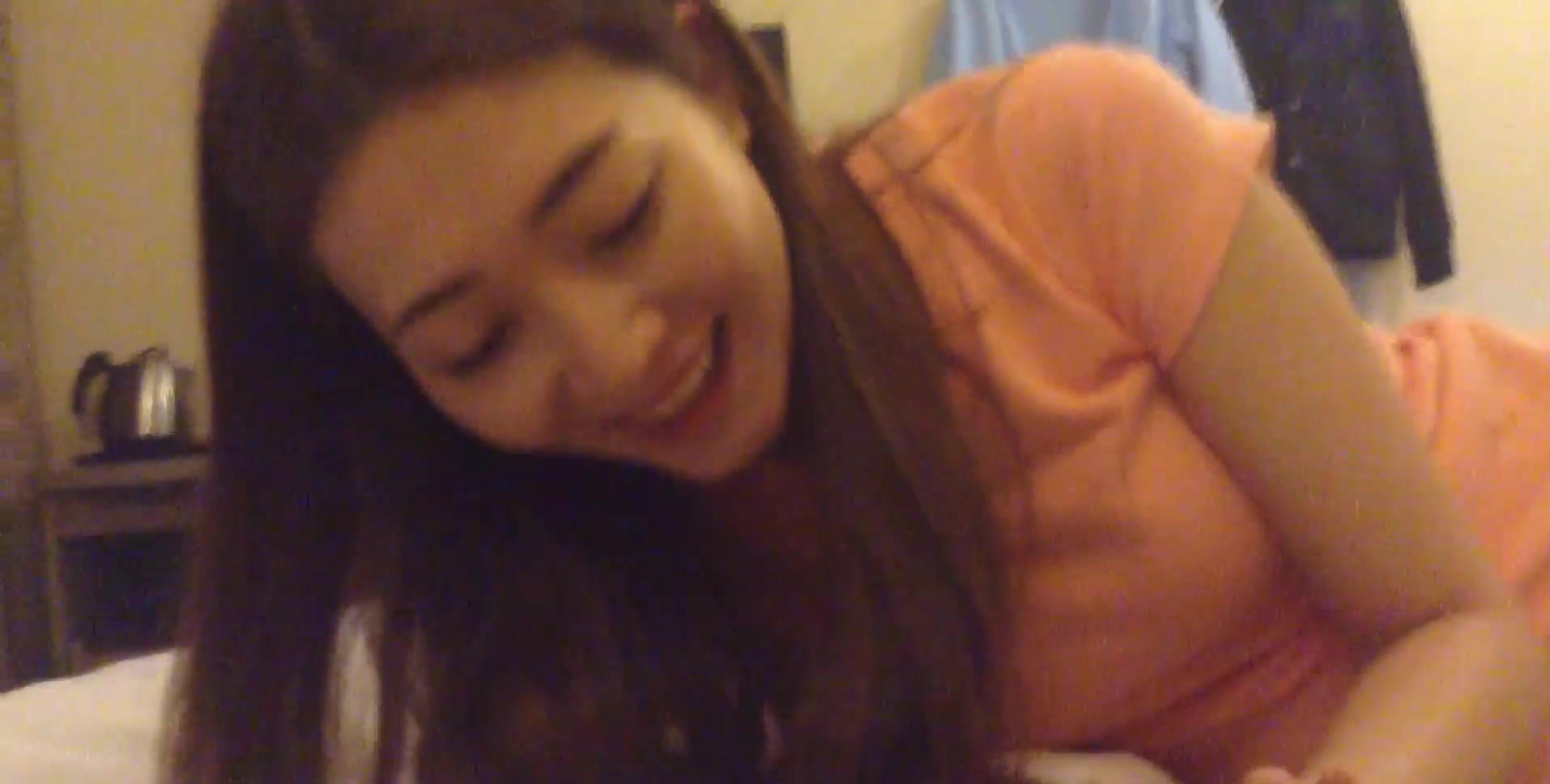 外地出游酒店约炮商务模特系列之蓝衣女孩高清无水印